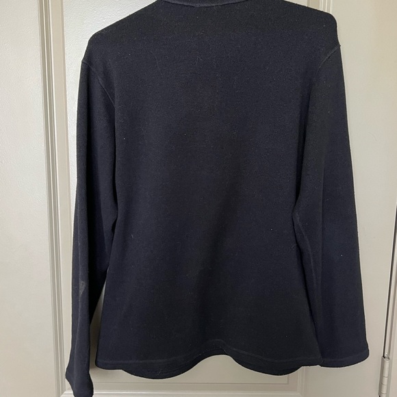 The North Face Fleece Quarter Zip Jacket Size Medium - Picture 3 of 3